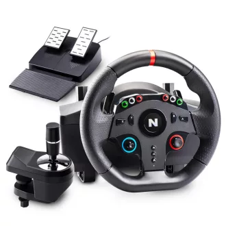   NITHO Drive Pro ONE versenykerék pedálokkal, váltókarral, 270° gaming kormány PC/PS4/Switch/Xbox