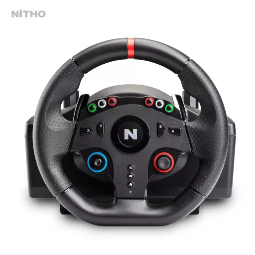 NITHO Drive Pro ONE versenykerék pedálokkal, váltókarral, 270° gaming kormány PC/PS4/Switch/Xbox