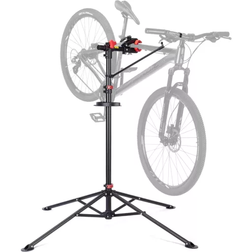 CXWXC Kerékpár Szerelőállvány - Profi Bicikli Javítóállvány 360° Forgatható Fejjel, Szerszámtálcával, 30kg Teherbírással, Összecsukható
