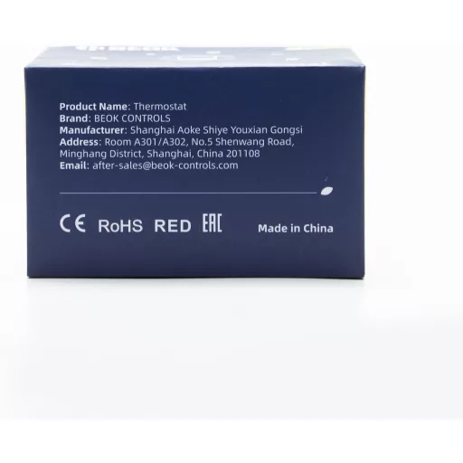BEOK CONTROLS Inteligentný termostat pre podlahové kúrenie WiFi Programovateľný izbový termostat Tuya Alexa Google Home Čierny TGW60B