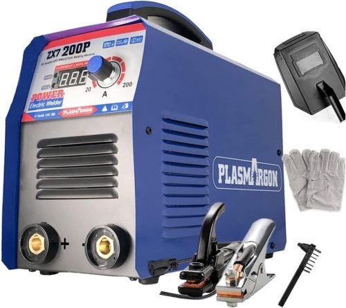 PLASMARGON ZX7-200P Inverteres Hegesztőgép 220V 200A - Hordozható IGBT Digitális MMA ARC Hegesztő Kezdőknek, Alacsony Füst és Por Kibocsátás