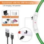 Aicharynic LED kutyanyakörv, 2 db, USB tölthető, vízálló, 3 fénymód
