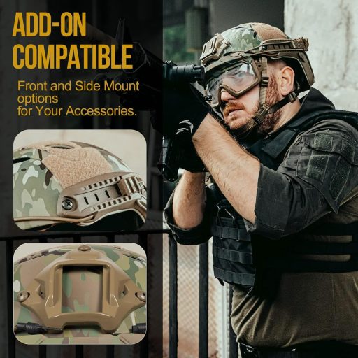 OneTigris Airsoft Sisak MICH 2000 Maszk és Védőszemüveg Paintball