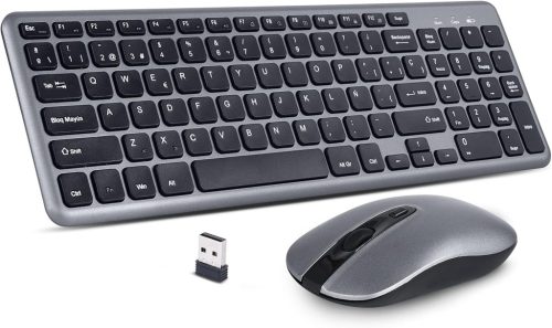 Set tastatură și mouse wireless Cimetech, Spanyol, pentru PC Windows