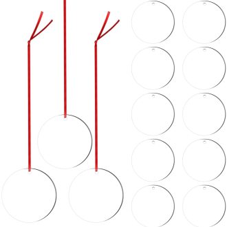   SAVITA 10 db szublimációs medál kerek MDF DIY kézműves dekoráció