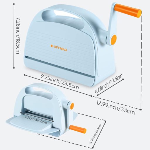 OFFNOVA A5 stroj za rezanje i utiskivanje s 4 šablone za pozivnice i razglednice