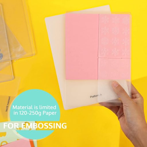 OFFNOVA A5 stroj za rezanje i utiskivanje s 4 šablone za pozivnice i razglednice