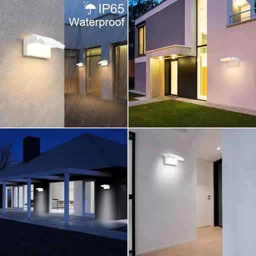 Lampă de perete LED Klighten 24W, reglabilă prin aplicație, iluminat interior și exterior cu protecție IP65