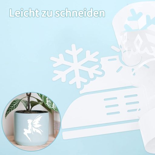 IModeur Fényes Fehér Öntapadós Vinylfólia 30,5cm x 457,5cm Cricut Silhouette Cameo