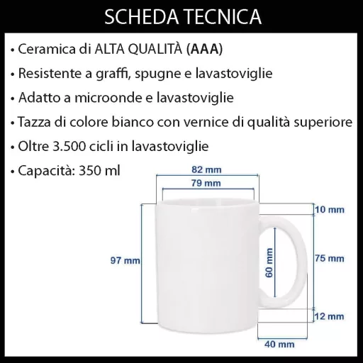 PALLE MONDO Vicces Kerámia Bögre 350ml - Egyedi Ajándékötlet Humorral, Tartós Fogantyúval, Kávé és Tea Kedvelőknek