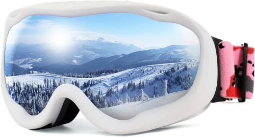 FEISEDY B2946 Síszemüveg Szemüvegeseknek - Tükrös Snowboard Védőszemüveg Páramentes UV Védelemmel, OTG Dizájn Férfiaknak és Nőknek