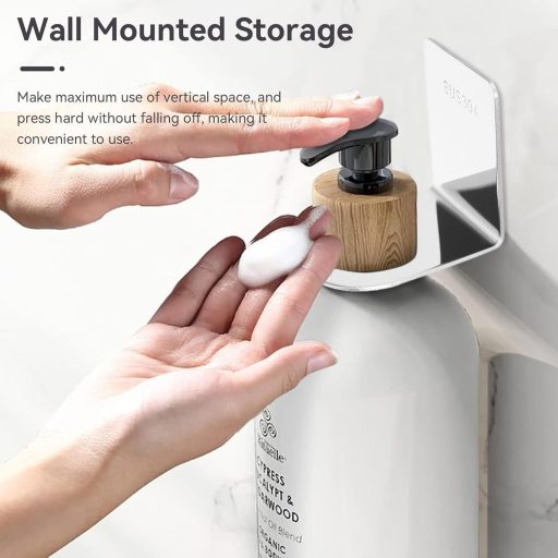 Beufee Zidni Dozator Sapuna Držač 2 kom Zidna Pumpa Dozator Spremnik