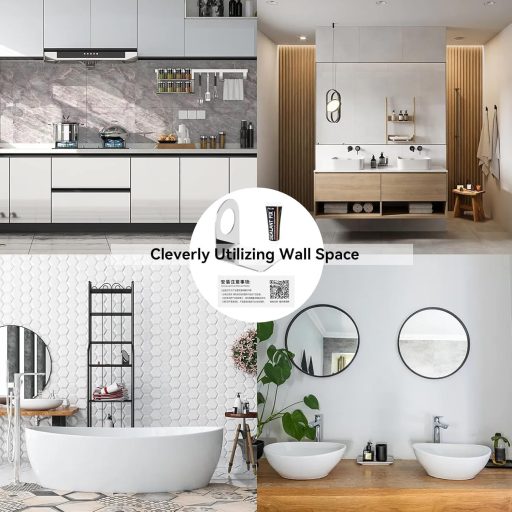 Beufee Falra Szerelhető Szappan Adagoló Tartó 2 db Fali Pumpa Diszpenzeres Tartály