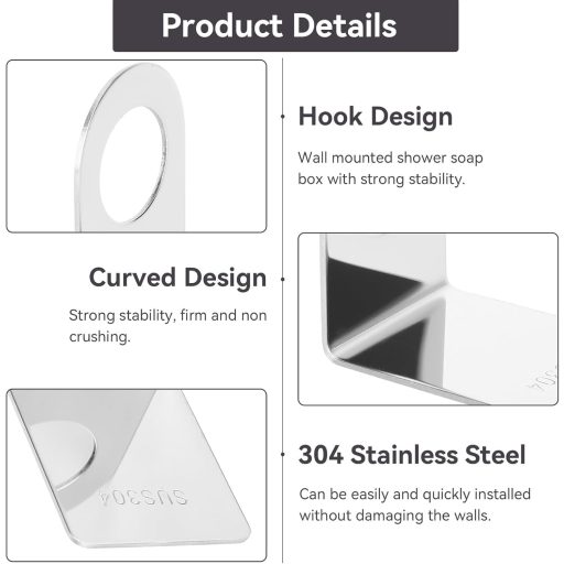 Beufee Falra Szerelhető Szappan Adagoló Tartó 2 db Fali Pumpa Diszpenzeres Tartály