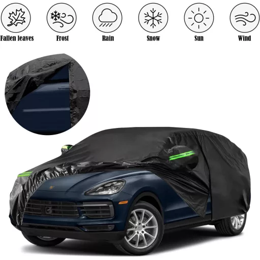 Vodootporna navlaka za auto kompatibilna s 718 Boxster/Cayman 986/987/981/982 Base/S/T/GTS 4.0/GT4/GT4 RS 1996-2022, cerade za auto za sve vremenske uvjete s patentnim zatvaračem