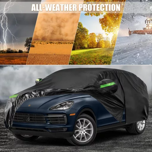 Waterproof Car Cover Compatible with 718 Boxster/Cayman 986/987/981/982 Base/S/T/GTS 4.0/GT4/GT4 RS 1996-2022, All-Weather Car Covers with Zip