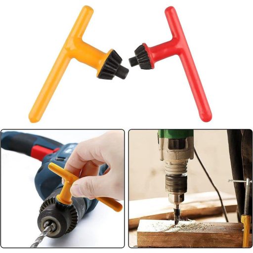 Jognee Fúróütköző gyűrű és fúrókulcs készlet racsnikhoz, 8 darab 3mm és 16mm közötti fúrótokmány (10 mm/13 mm/16 mm)