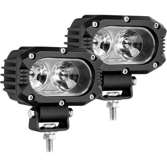   BraveWAY 80W 8000LM LED pracovné svetlo biele 6500K motocykel traktor 4x4 off-road