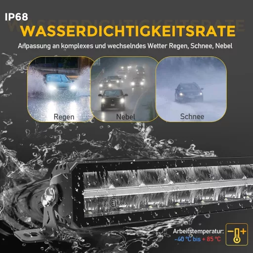 CO LIGHT 22" LED pracovné svetlo pre auto, SUV, offroad 12V 24V 12000LM ECE