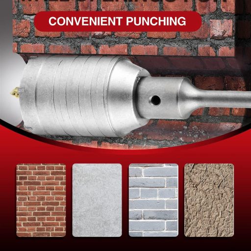 hsawbit 40 mm SDS Plus fúrószár készlet kőművesmunkához, betonhoz és márványhoz