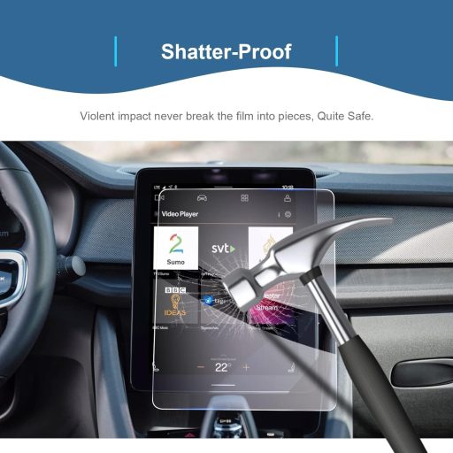 GAFAT Volvo Polestar 2 11.2" Kijelzővédő Tempered Glass 9H Ütésálló