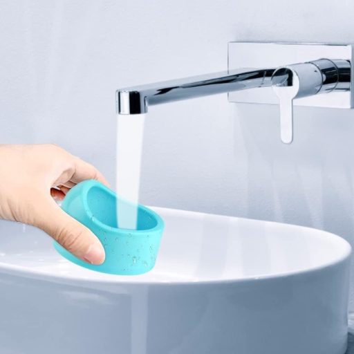 4db Etetőtál, Tengerimalac, Hörcsög, Rágcsáló, Kerámia (Rózsaszín+Kék) Újracsomagolt termék