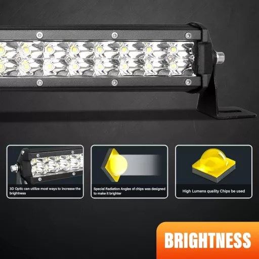 Willpower 38 cm 108 W LED munkalámpa 12V/24V vízálló offroad traktor teherautó