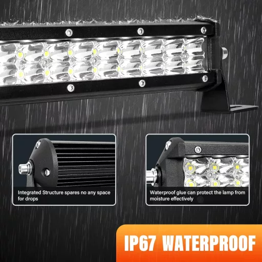 Willpower 38 cm 108 W LED munkalámpa 12V/24V vízálló offroad traktor teherautó
