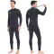 Costum de scafandru din neopren BEEK 3mm cu protecție UV, pentru bărbați și femei, cu fermoar la spate, pentru scufundări
