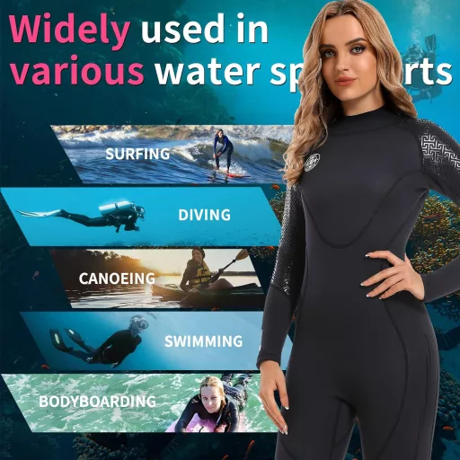 BEEK Neoprén Wetsuit 3mm UV Védelem Férfi Női Búvárkodás Úszás