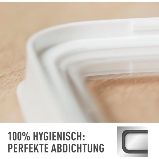 Emsa Optima 1.6L Téglalap Ételtartó Friss Zár Átlátszó Snaplock