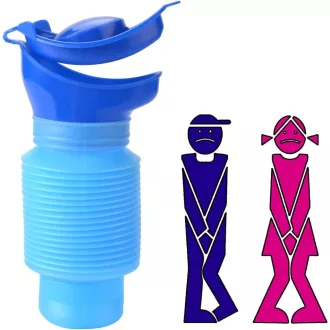   AIYONG 750ml Összecsukható Hordozható Vizelettartály Utazáshoz Autóhoz Kempinghez - Blue