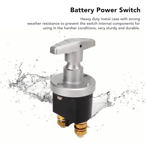 Întrerupător general baterie Akozon 12V 500A, impermeabil, pentru mașină, barcă, autorulotă