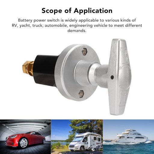 Întrerupător general baterie Akozon 12V 500A, impermeabil, pentru mașină, barcă, autorulotă