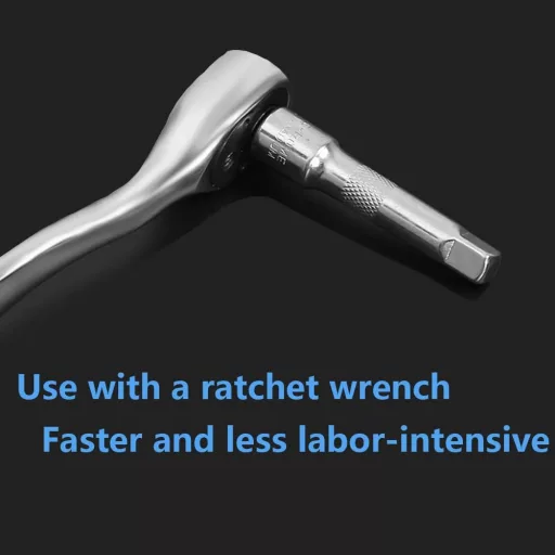 Set de Extensoare Pivotante YEBOCIYO, 3 Bucăți, Adaptor Cheie Tubulară 1/4", Extensie Clichet, 50/100/150mm, Oțel Crom Vanadiu