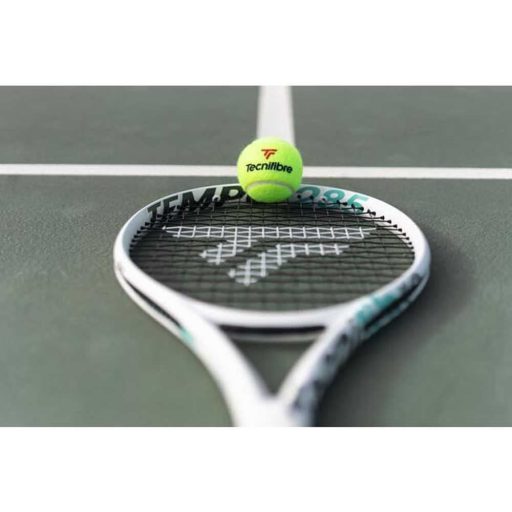 Rachetă de tenis Tecnifibre Tempo 285g cadru grafit alb mărimea gripului 2 pentru jucători avansați
