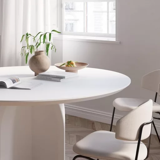 Arthome samoljepljiva dekorativna folija 43 cm x 305 cm, mat bijela, za oblaganje namještaja i zidova