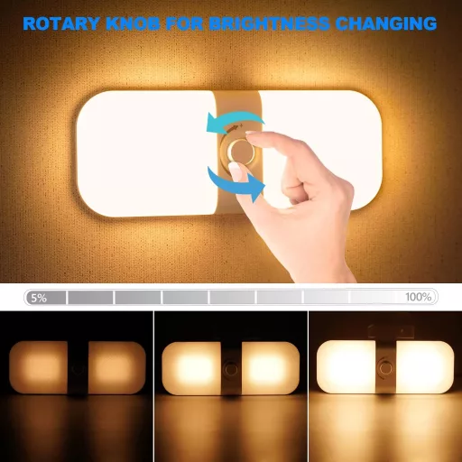 SUPAREE 12V-os LED lámpa lakóautóba, 3 színhőmérséklettel, szabályozható - Plastic