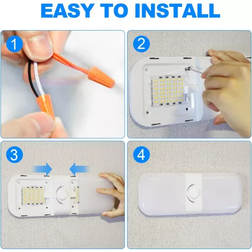 SUPAREE 12V-os LED lámpa lakóautóba, 3 színhőmérséklettel, szabályozható - Plastic