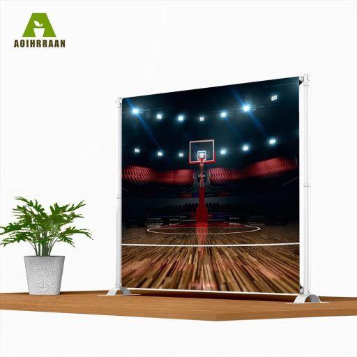 Aoihrraan 3x3m Košarkaško Igralište Foto Pozadina Stadion Sportsko Natjecanje Dekoracija