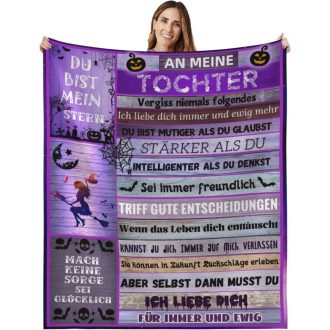 150 x 130 cm-es takaró, Német felirattal