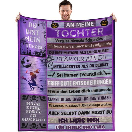 150 x 130 cm-es takaró, Német felirattal