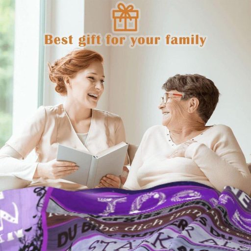 150 x 130 cm-es takaró, Német felirattal