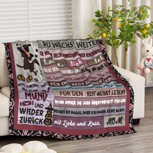 Lágy, ölelhető takaró lányomnak, ajándék takaró, pozitív üzenetekkel, születésnapra,