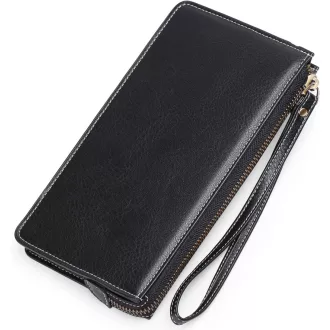   Veľká dámska peňaženka GAEKEAO s RFID ochranou, množstvom priehradiek a priehradkou na karty so zipsom.