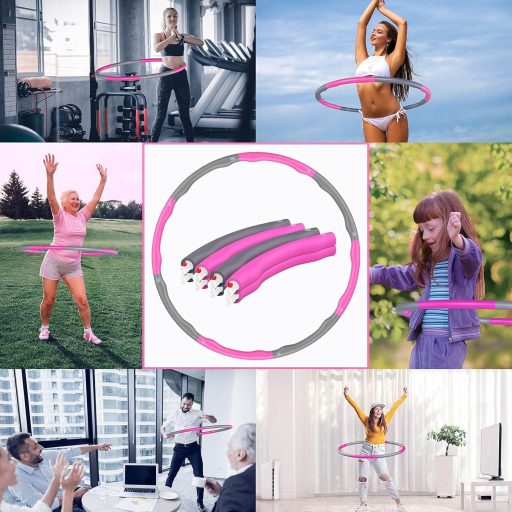 Hula Hoop de masaj Blisstaar 1 kg pentru antrenament, slăbit și modelarea abdomenului
