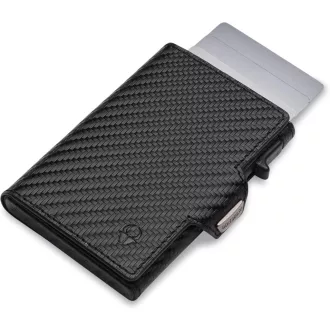   DONBOLSO RFID Valuta Slim Bőr Férfi Pénztárca 10 Kártyahellyel Fekete