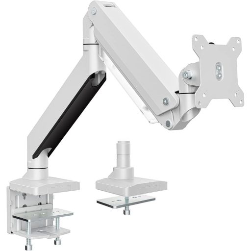 PUTORSEN Držač za Monitor Stolni Aluminijski Zakretni Podesivi 17-49 inčni VESA Bijeli