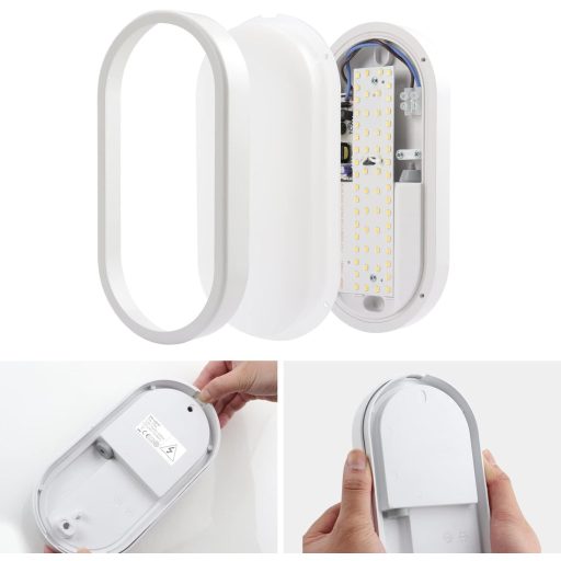 da LIGHT LED Mennyezeti Lámpa 12W 1020 Lumen Vízálló IP54 Fürdőszoba Nappali Pince 4000K Semleges Fehér 2db