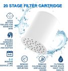 Rainsworth 20 rétegű zuhanyszűrő betét, 3 db-os csomag - vízkőszűrő, klór- és fluoridmentesítő